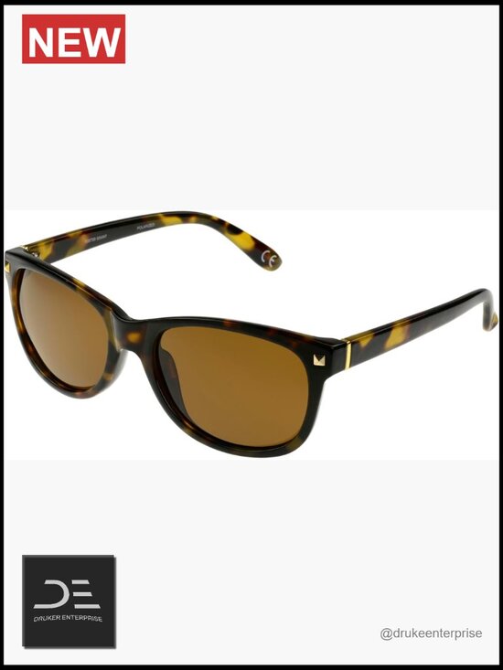 Polarized Square Sunglasses for Women, Tortoise Shell Frame main image 7